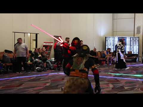 Real-life lightsaber combat at TSL 4