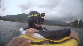 preview picture of video 'Freedive Open Water training in Lake'