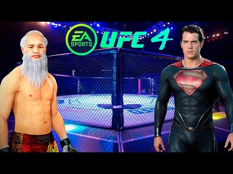 UFC4 Old Bruce Lee vs Superman Clark Kent EA Sports UFC 4