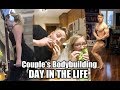 2019 BODYBUILDING PREP | Couple's Bodybuilding DAY IN THE LIFE