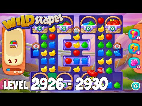 Wildscapes level 2926 2927 2928 2929 2930 🐼 Gameplay Walkthrough Android, iOS Playrix