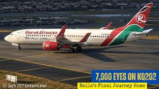 Baba Raila Odinga's Last Ride: Why KQ202 to Mumbai, India is the Most Tracked Flight in the World