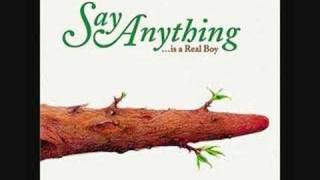 I Want to Know Your Plans ~ Say Anything - ... Is a Real Boy