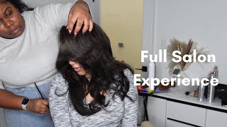 Ultimate Salon Transformation | Silk Press+ Clip-In Install | Total Hair Makeover