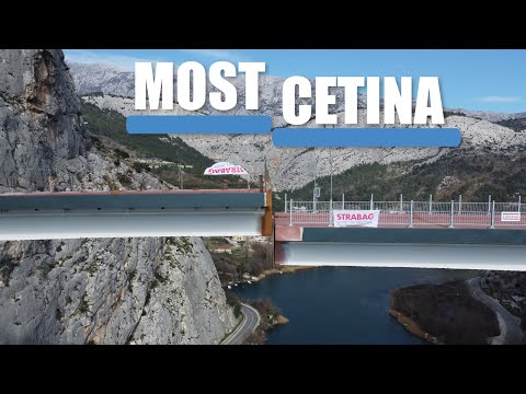 MOST CETINA - PRED SPAJANJE - BRIDGE CONSTRUCTION UPDATE - 2023 FEBRUARY