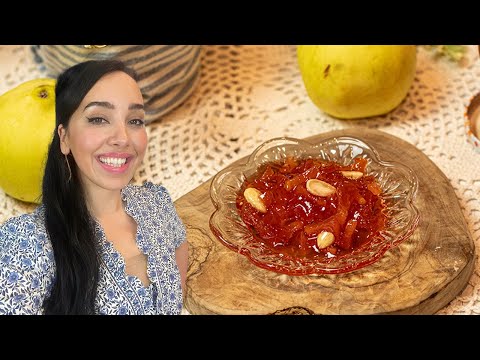Make this Classic Greek Autumn Preserve!!  Homemade Kydoni Quince Fruit