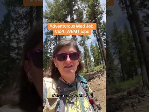 Adventurous medical jobs video number four: where can a wilderness EMT work? 1️⃣ Ski patrol 2️⃣