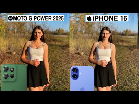 Moto G Power 2025 Vs iPhone 16 Camera Test Comparison