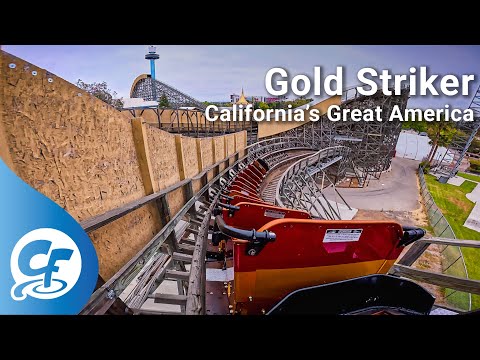 Back row point of view footage of Gold Striker