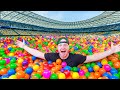I FILLED A STADIUM WITH BALL PIT BALLS!