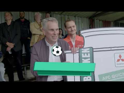 Het Amersfoortse AFC Quick 1890 is een van de drie gelukkige winnaars tijdens De Groene Clubweken