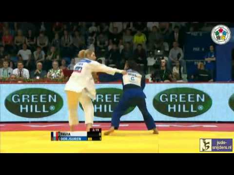 Judo 2013 World Masters Tyumen: Pavia (FRA) - Dorjsuren (MGL) [-57kg] final