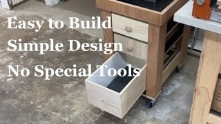 DIY Add Drawers to Drill Press Stand