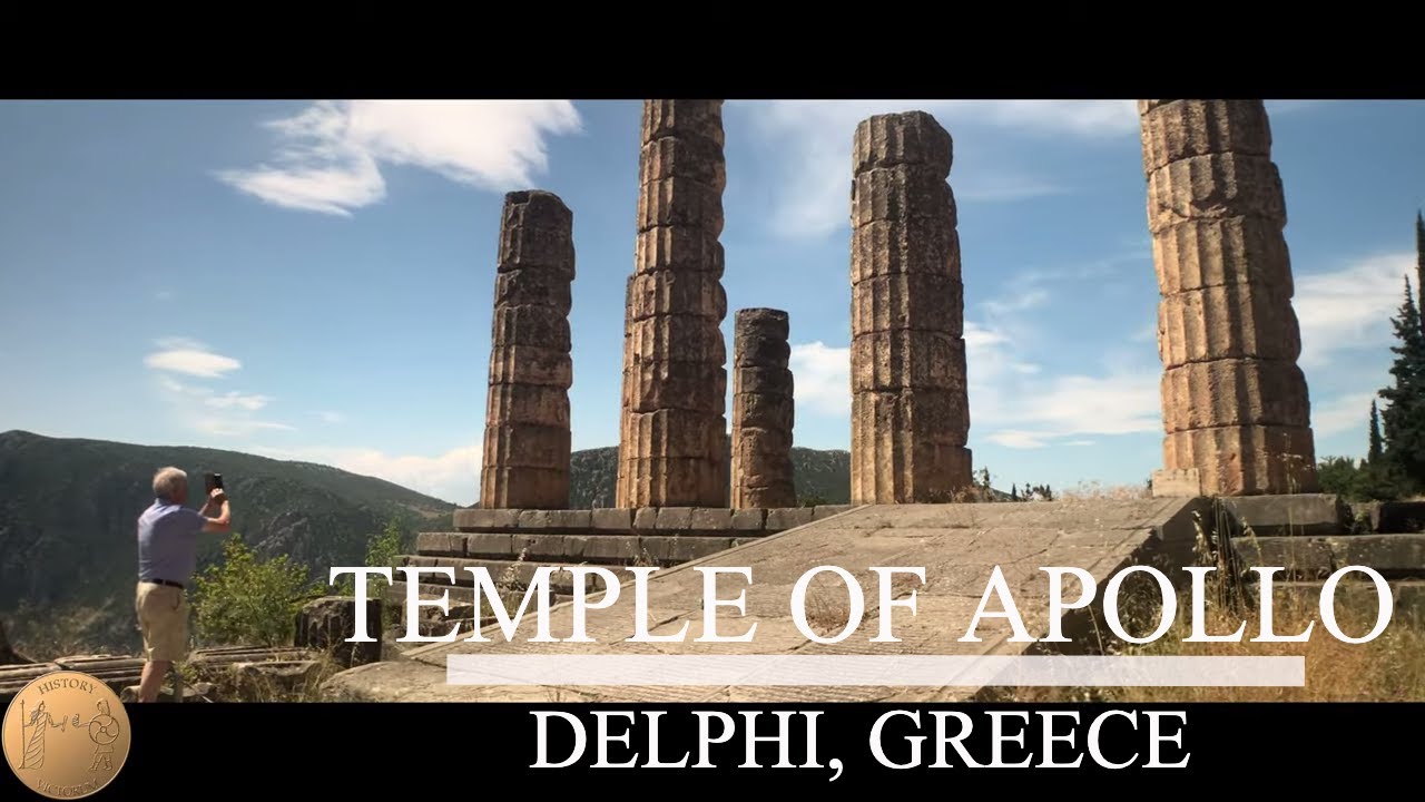 Temple of Apollo Delphi, Greece | Oracle of Apollo | Omphalos | Rock of the Sibyl | 4K