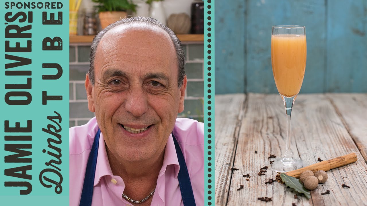 Spiced apple bellini cocktail: Gennaro Contaldo