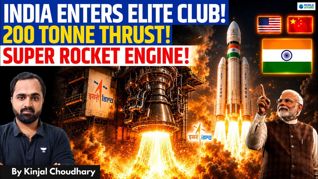 INDIA Joins Elite Rocket Club! ISRO Cracks Semi-Cryogenic Technology Only Superpowers Have | Kinjal