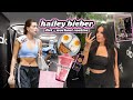 24 Hours Living Like HAILEY BIEBER! Diet, Workout Routine, Brand Events and More!