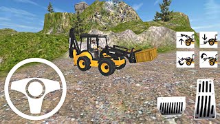 Excavator loading boxes on truck | Driving excavator gameplay | Mad Driver.