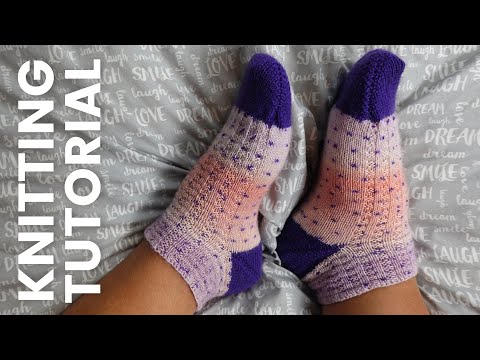 Toe Up Socks on Magic Loop [Beginner Friendly Tutorial!]