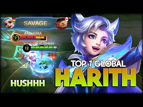SAVAGE!! Brutal 21 Kills. HUSHHH Top 1 Global Harith - Mobile Legends: Bang Bang
