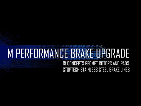 BMW ///M Performance Brembo calipers and R1 Concepts rotor upgrade DIY!