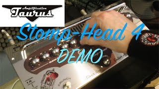 Taurus Stomp-Head 4 Guitar Amp Tone Test Demo