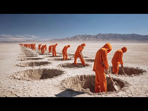 Mahkumlar Duvarsız Çukurlarda Tutuluyor Ve Kimse Kaçmaya Cesaret Edemiyor