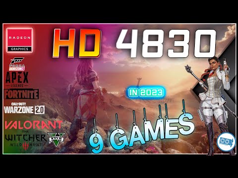 AMD Radeon HD 4830 in 9 Games  | 2023