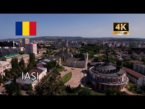 Iași, Moldova, Romania - 4K DJI Air2S Drone Footage