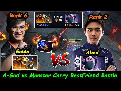 TNC Gabbi [Clinkz] Monster Carry  vs EG.Abed [Templar Assassin] Friend War Dota2 7.23 pro Gameplay