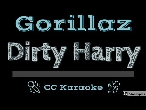 Gorillaz • Dirty Harry (CC) [Karaoke Instrumental Lyrics]