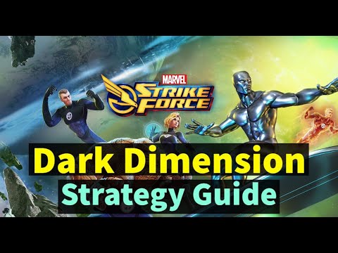 Dark Dimension 4 Strategy Guide! WATCH BEFORE YOU START! MARVEL Strike Force - Free to Play