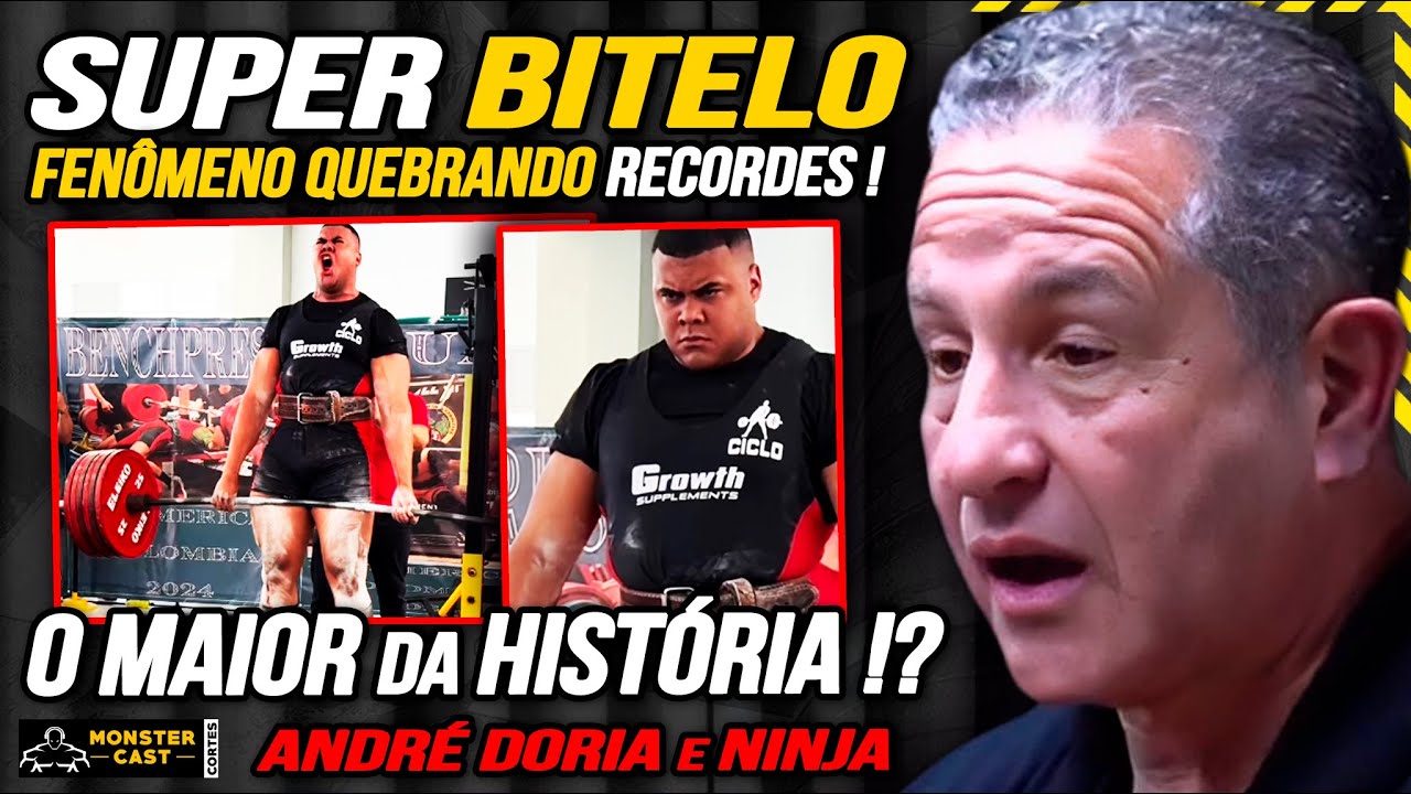 BITELO, O FENÔMENO DO POWERLIFTING ! O FUTURO DO ESPORTE !? | ANDRÉ DORIA & NINJA