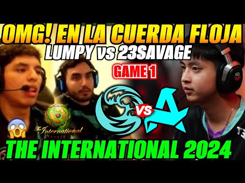 😲Beastcoast vs Aurora GAME 1😲Lumpy vs 23Savage -The International 2024 DOTA 2