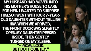My husband moved in with his mom… so I brought our daughter to surprise him.