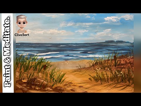 Relaxing easy Acrylic painting