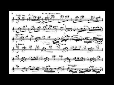 Paul Bonneau - Caprice en Forme de Valse for Alto Saxophone (1950) [Score-Video]