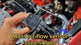 Mass airflow sensor issue fixed #2zz #corolla #car #xrs