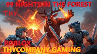 [☄️] 99 Nights in the Forest 🔦 - METEORS ARE INSANE  - Roblox Gameplay