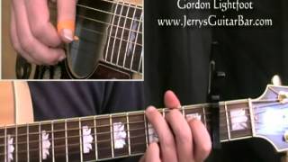 How To Play Gordon Lightfoot Song For a Winter&#39;s Night (full lesson)