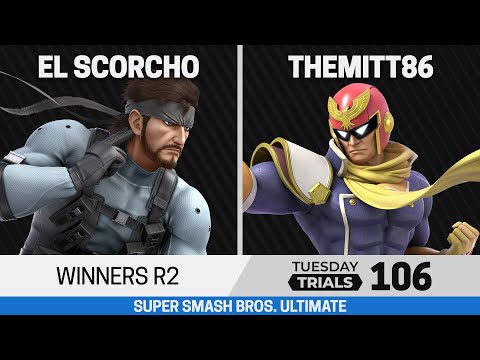 Tuesday Trials 106 SSBU Winners R2 - El Scorcho (Snake) vs TheMitt86 (Captain Falcon)