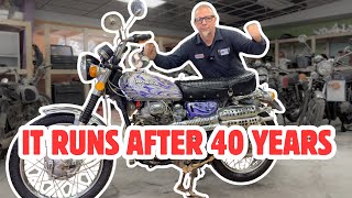 40 Years Dormant. This 1972 Honda CL350 Just Came Back