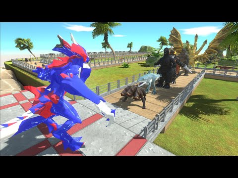 RAIJIN SPINO CAPTIAN DESERT ISLAND DEATH RUN - Animal Revolt Battle Simulator