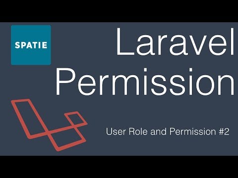 Spatie Laravel Permission Package Tutorial | User Role and Permission 2