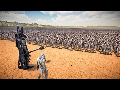 ZEUS & SAURON VS 1,000,000 ZOMBIES - Ultimate Epic Battle