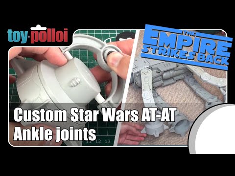 Custom vintage Star Wars AT-AT Ankles - for dioramas - Toy Polloi