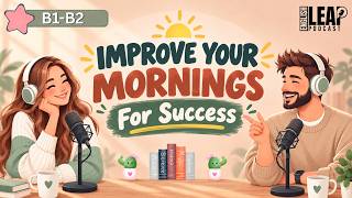 Improve Your English Listening Skills | Morning Routine for a Happier Life | Daily Life English