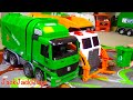 Garbage Truck Videos for Children: Green Kawo Toy UNBOXING - Jack Jack Playing with Lego Trash