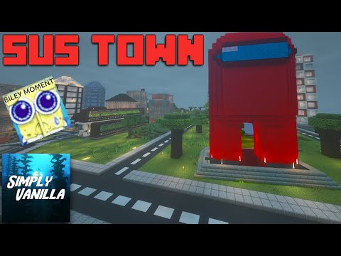 "sus town" Base Tour | simply vanilla anarchy