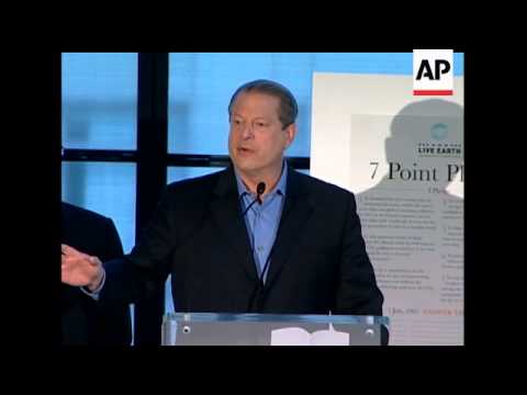 Gore announces Live Earth concert series